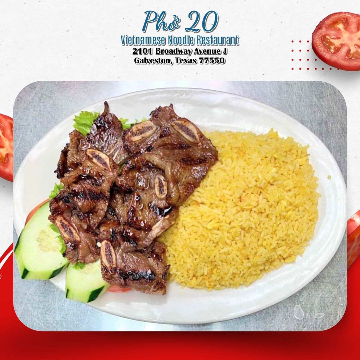 Pho 20 - Vietnamese restaurant in Galveston, TX 77550